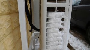 Обмерзание наружного блока теплового насоса воздух-вода зимой