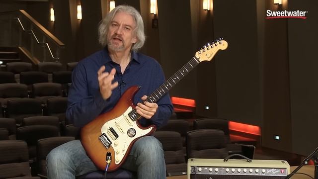 Fender American Standard Stratocaster HSS Shawbucker Guitar Review by Sweetwater Sound смотреть онлайн