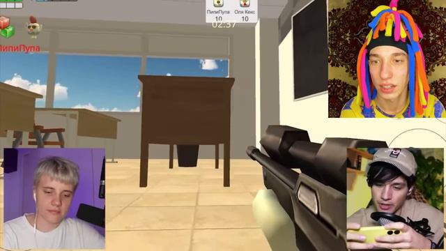 ХОЛИ БАМ УЧИТСЯ ИГРАТЬ В CHICKEN GUN смотреть онлайн