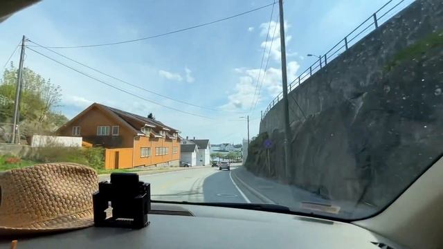 Песчаный пляж в Норвегии | Поездка в соседнюю коммуну Grimstad смотреть онлайн