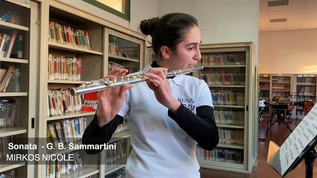 Mirkos Nicole (Flauto Traverso) 3M - "Sonata" di G.B.Sammartini смотреть онлайн