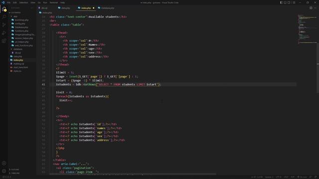 How To Make Pagination Using PHP And Bootstrap смотреть онлайн