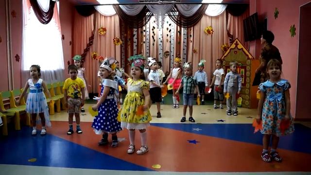 Песня про осень. Стихи про осень. Старшая группа смотреть онлайн