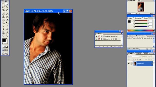 Adobe Photoshop tutorial actions.atn смотреть онлайн