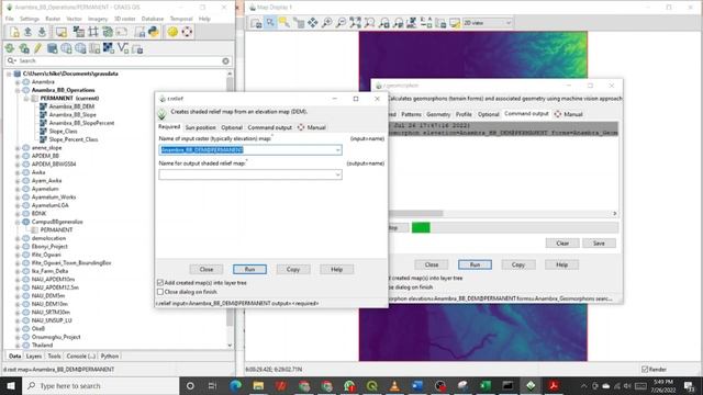 7.4 Computation of Geomorphons and Hillshade in GRASS GIS смотреть онлайн