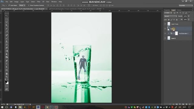 Эффект погружения.Photoshop смотреть онлайн