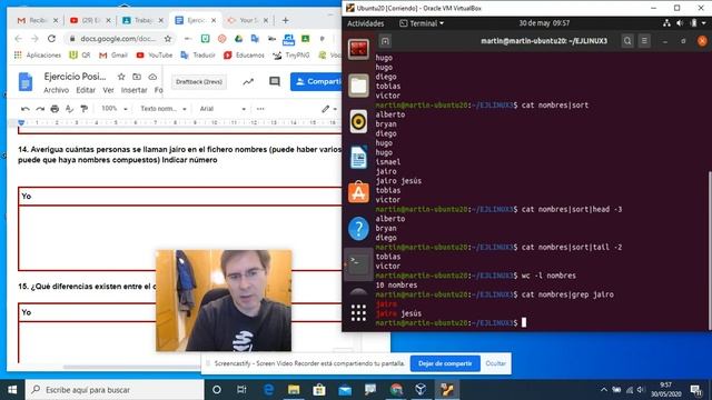 EJLINUX3 FP SMR Ejercicios sencillos alias, tuberías, find y grep Linux смотреть онлайн