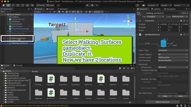 Unity High Level NavMesh| Unity NavMesh 2022| Beginner Tutorial
