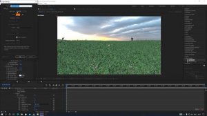 How to make landscape inside element 3D II After effect II tutorial