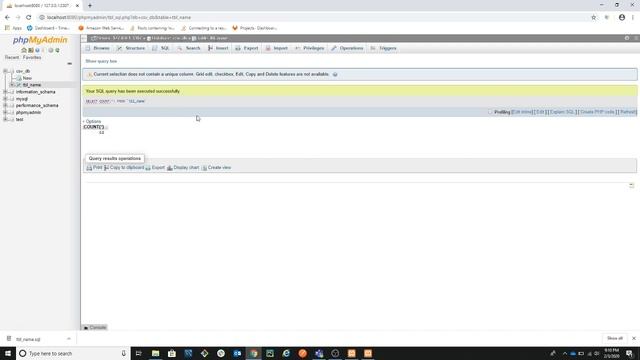 HOW TO IMPORT and EXPORT CSV FILE TO SQL using phpMyAdmin смотреть онлайн