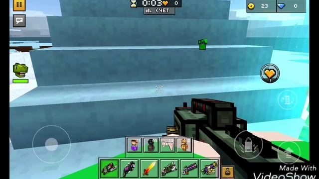 Pixel gun 3d как взять оружие в песочницу без кнопки арсенал!!!!! смотреть онлайн