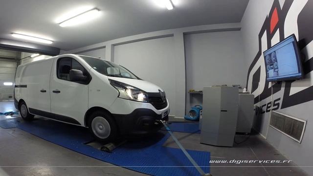 Renault Trafic 1.6 dci 120cv Reprogrammation Moteur @ 171cv Digiservices Paris 77 Dyno смотреть онлайн