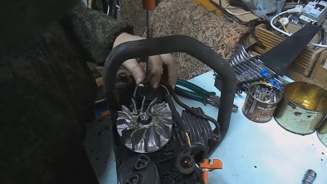 Ремонт бензопилы Partner. Сборка и замена сцепления by Rogojin смотреть онлайн