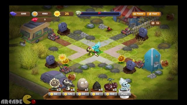 Plants Vs Zombies Adventure: Unlocked New Plant Ice Queen Pea смотреть онлайн