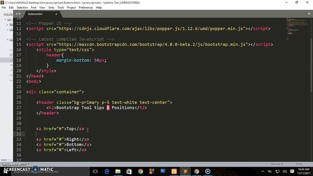 How To Create Tooltips Using Bootstrap смотреть онлайн