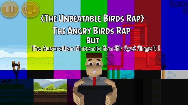 The Unbeatable Birds Rap - The Angry Birds Rap - But The Australian Nintendo Man Sings It - AI COVE смотреть онлайн