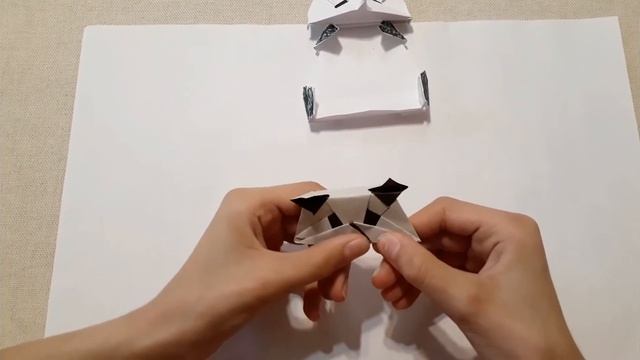 Оригами миленькая ПАНДА!!! Пандочка из бумаги! Origami Panda made of paper!!!The little Panda paper смотреть онлайн