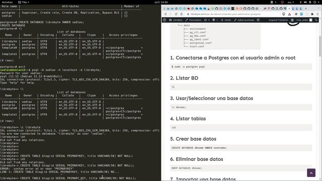 14 Comandos para administrar PostgreSQL смотреть онлайн