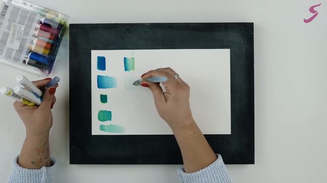 Экспресс-урок: акварельные маркеры | Особенностях рисования акварельными маркерами смотреть онлайн