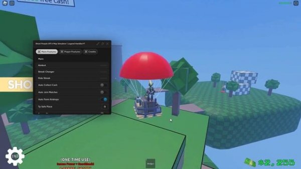 Shoot People Off A Map Simulator Script GUI Hack (INFINITE MONEY, AIMBOT, AND MORE) *PASTEBIN*