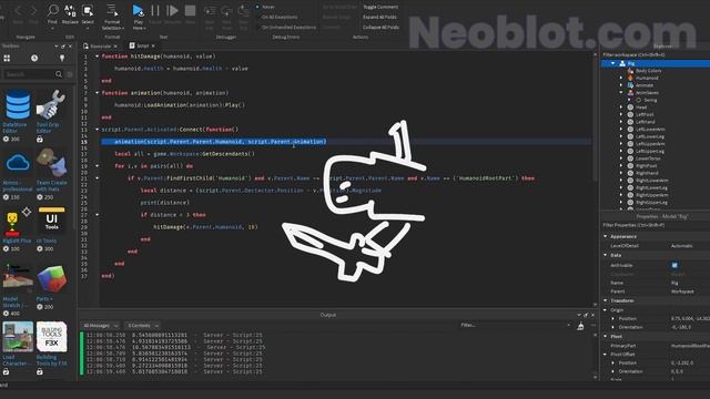 How to make your own Unique Sword System on Roblox Studio. смотреть онлайн
