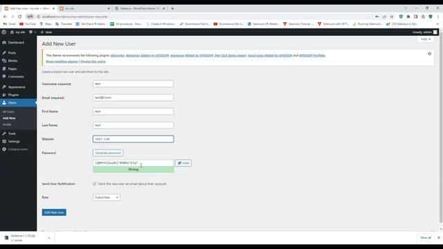 Add new user - wordpress tutorial смотреть онлайн