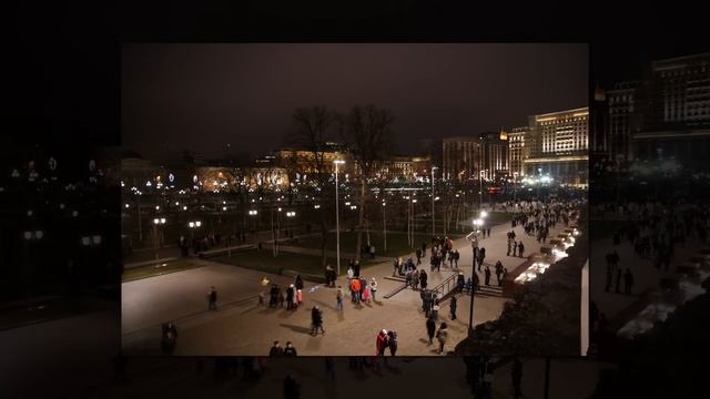Новогодняя Москва... Музыка Дидюля "Прогулка" смотреть онлайн