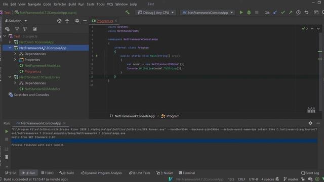 How to reference a .NET Core project from .NET Framework смотреть онлайн