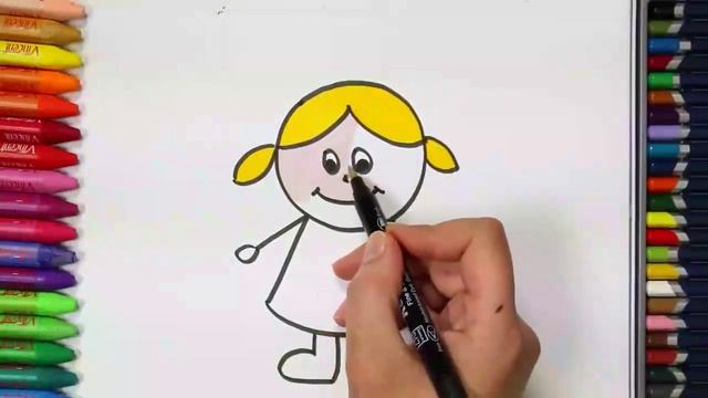 Как нарисовать Девочку смотреть онлайн