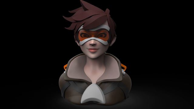 Tracer (Overwatch) 3d turnrable смотреть онлайн