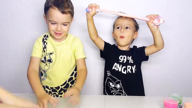 3 цвета СЛАЙМ ЧЕЛЛЕНДЖ / Смешиваем слаймы с ЗАКРЫТЫМИ ГЛАЗАМИ смотреть онлайн