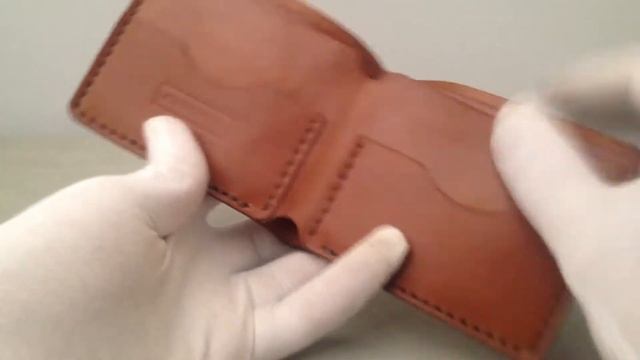 Тонкий мужской кошелек. Изделия из кожи ручной работы Tissoleather смотреть онлайн