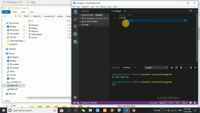 007-Emoji in python in python in hindi смотреть онлайн