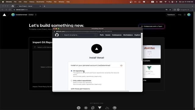 How to Host a Website for Free using Vercel and GitHub смотреть онлайн
