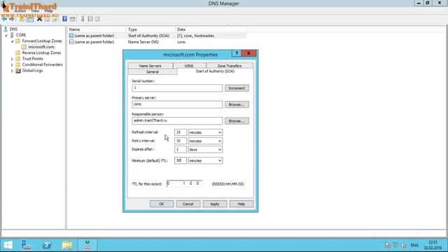 [Windows Server 2012 basics] Урок 4 - Основы DNS смотреть онлайн