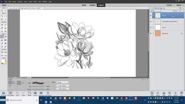How to Color Stamps Using Brushes - Photoshop Elements and Digital Scrapbooking смотреть онлайн