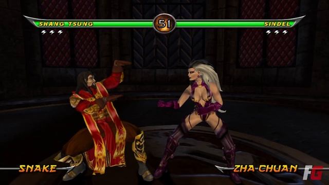 Mortal Kombat Armageddon: "Every character throw on Sindel" смотреть онлайн