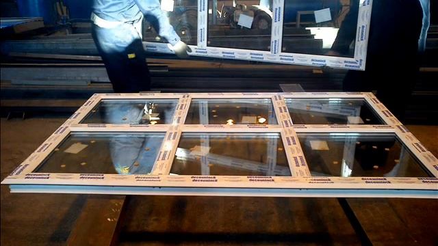 Ворота распашные с остеклением ВРО 3,6х3,6-УХЛ1 смотреть онлайн