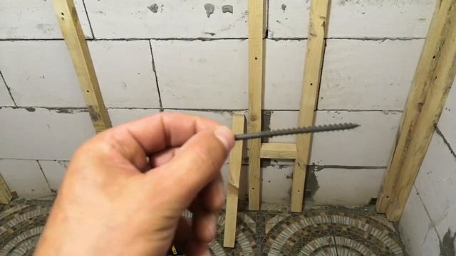 Как и чем я креплю брусок к газосиликатному блоку! смотреть онлайн