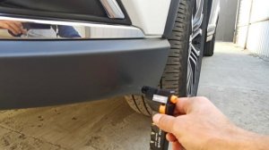 как не надо убирать царапину на пластике