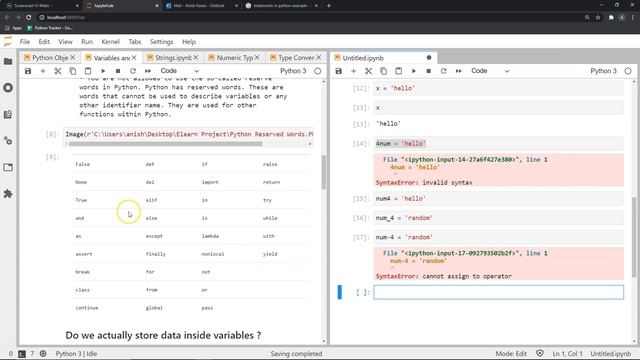 Python Variables and Expressions | Python Tutorial For Beginners #5 | Python Programming| SimpliCod смотреть онлайн