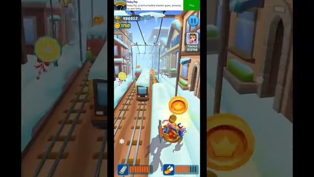 Subway Princess Runner Game - HIGHEST JUMP EVER AT JUNGLE | Android/iOS Gameplay HD смотреть онлайн