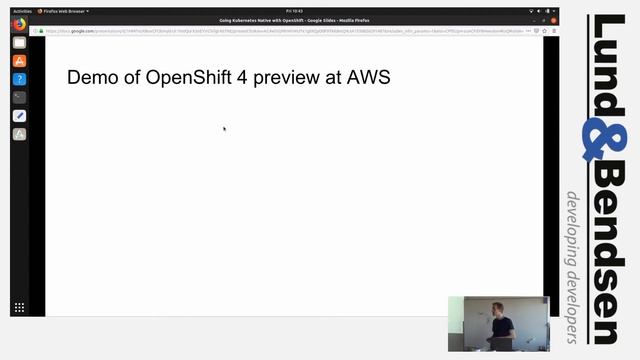 Erik Ditlev Lund: Going Kubernetes Native with OpenShift смотреть онлайн