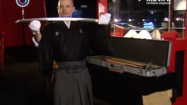 Мастер меча Юрий Аистов о редких мечах выставки "Самураи. 47 ронинов" смотреть онлайн