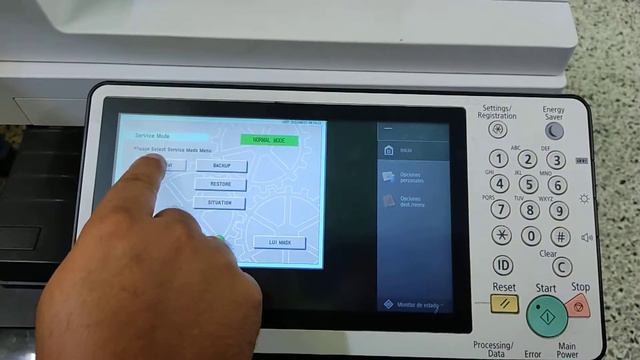 ERROR E000003-0001 | RESUELTO CANON 4525/4535/4545