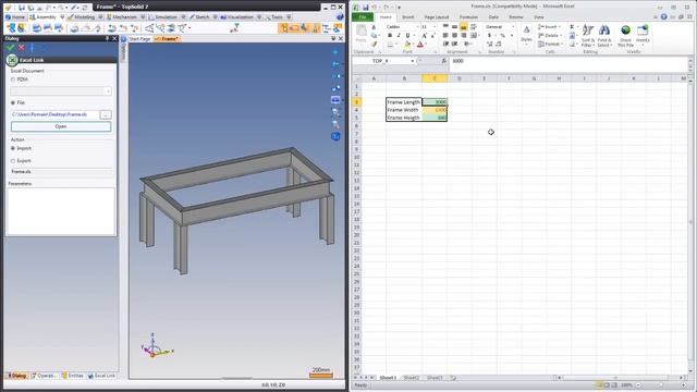 TopSolid 7 - Excel Link смотреть онлайн