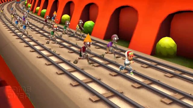 Subway Surfers vs Zombies смотреть онлайн