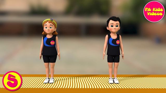 School PT (Physical training) for Students | Kids exercise | 3D Animation | Part 1 смотреть онлайн