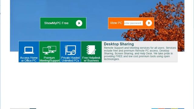 View Remote Screen Using Web Viewer of ShowMyPC Free Version смотреть онлайн