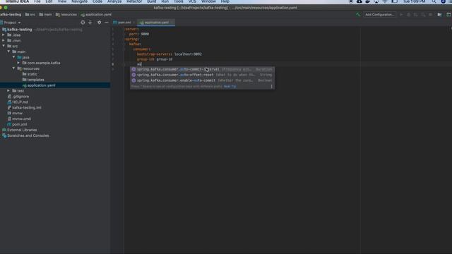 Adding Spring Boot Kafka Configuration and maven dependency Example смотреть онлайн